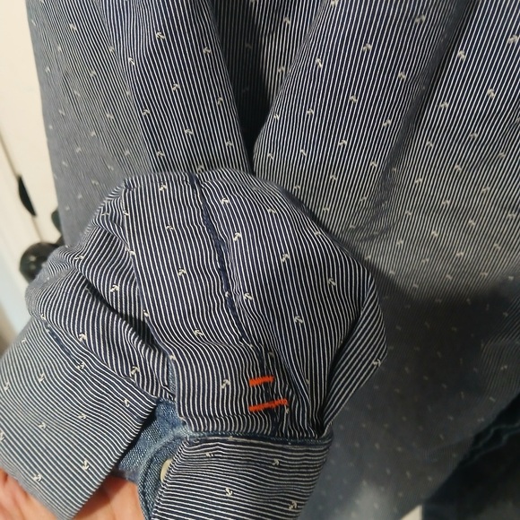 Garcia Jeans Men’s button up shirt size large preowned - Picture 6 of 6